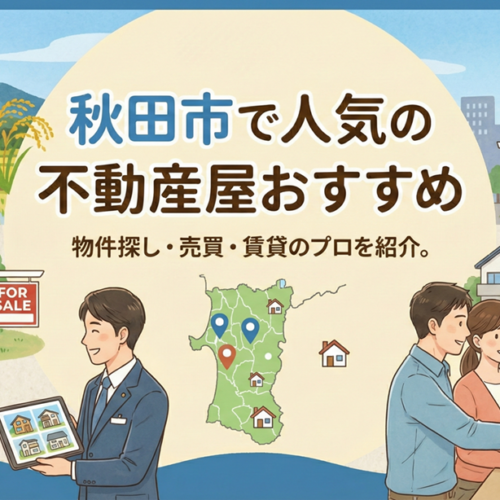 秋田市で人気の不動産屋おすすめ10選【2025年最新】売買と賃貸でジャンル別に紹介