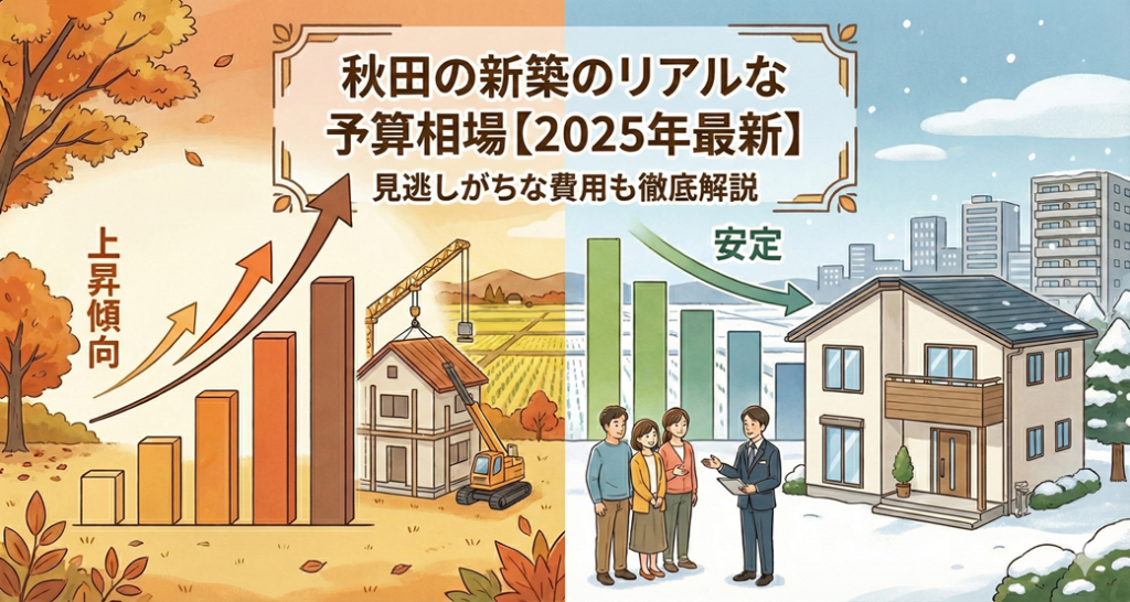 秋田の新築のリアルな予算相場【2025年最新】見逃しがちな費用も徹底解説!