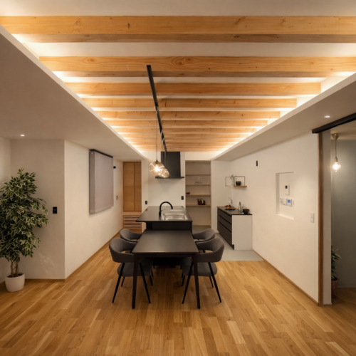 親子三世代で暮らす、今も将来も暮らしやすい平屋