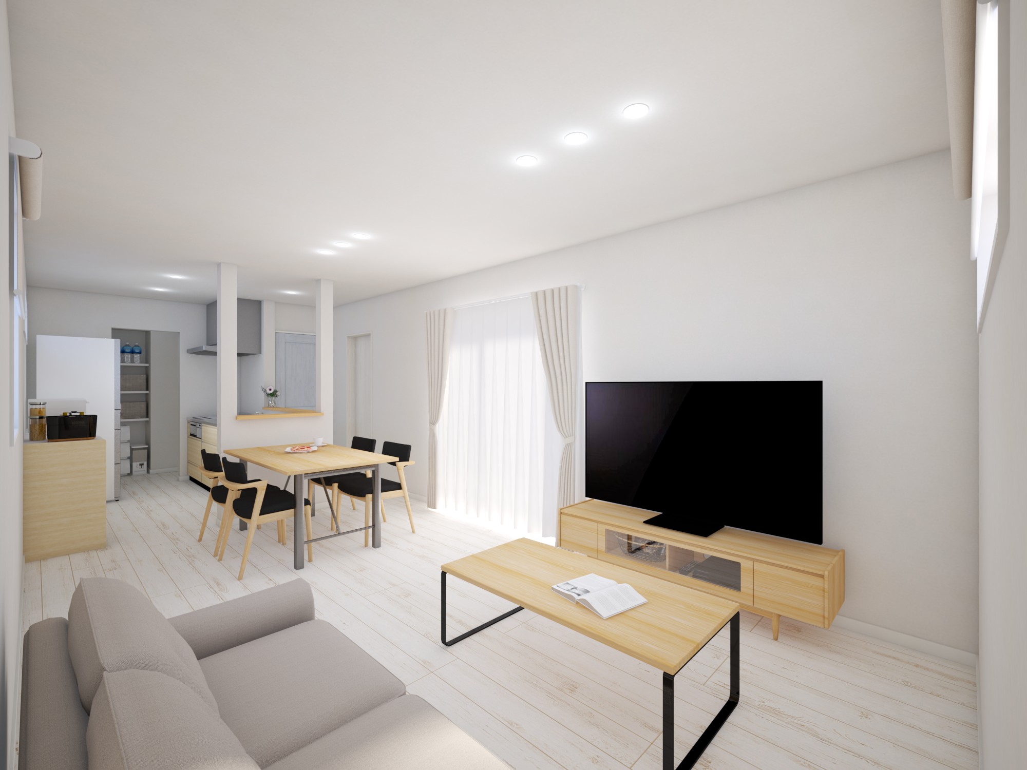 家具付きの住まいを体感